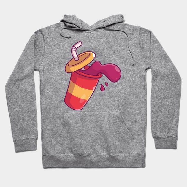 Soda drinks cartoon Hoodie by Catalyst Labs